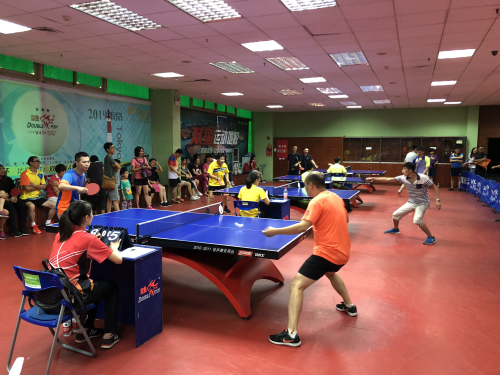 2018年冼村街基层工会职工第一届乒乓球赛圆满举行2